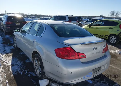 2010 Infiniti G37X z USA, uszkodzony, nr VIN JN1CV6AR1AM252688